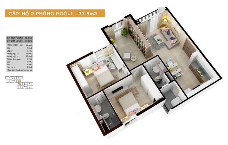 mau-can-ho-high-intela-2-phong-ngu-1-phong-da-nang-77m2